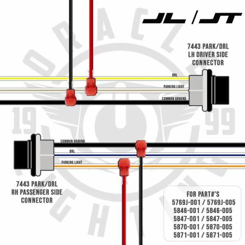 Oracle Pre-Runner Style LED Grille Kit for Jeep Wrangler JL - White
