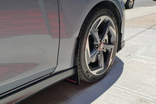 Load image into Gallery viewer, Rally Armor 19-21 Hyundai Veloster Turbo R-Spec Black UR Mud Flap w/ White Logo