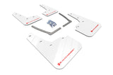 Rally Armor 16-21 Honda Civic Si Coupe White UR Mud Flap w/ Red Logo