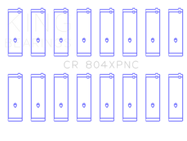 King Ford 260CI/289CI/302 5.0L Windsor (Size STDX) XP Tri-Metal Performance Connecting Rod Bearing