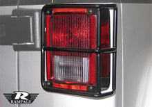 Load image into Gallery viewer, Rampage 2007-2018 Jeep Wrangler(JK) Taillight Guards - Black