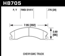 Load image into Gallery viewer, Hawk Chevy/GMC Express/Silverado/Savana/Sierra 15/25/35/4500 SuperDuty Rear LTS Brake Pads