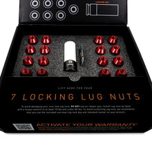 Load image into Gallery viewer, Mishimoto Aluminum Locking Lug Nuts 1/2 X 20 23pc Set Red