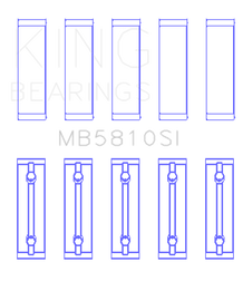 King Engine Bearings Toyota 2AR-FE, 2AR-FXE Crankshaft Main Bearing Set
