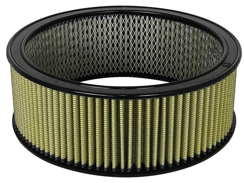 aFe MagnumFLOW Air Filters Round Racing PG7 A/F RR PG7 14OD x 12ID x 5H IN with E/M