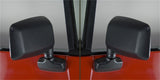 Omix Door Mirror Kit Black- 87-95 Jeep Wrangler YJ