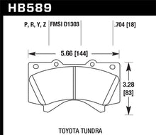 Load image into Gallery viewer, Hawk Performance 08-14 Toyota Land Cruiser Ceramic Street Front Brake Pads