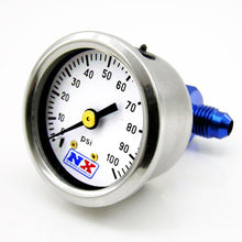 Load image into Gallery viewer, Nitrous Express Fuel Pressure Gauge (0-100 PSI w/Manifold)