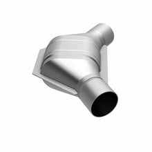 Load image into Gallery viewer, MagnaFlow Universal Catalytic Converter 2 inch Angled O/O PC2 Front