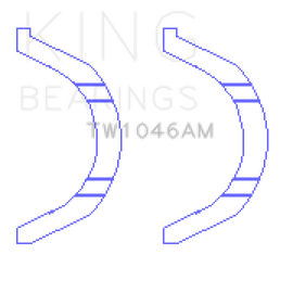 King Engine Bearings BMW N14B16C Thrust Washer Set