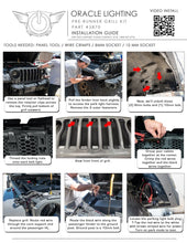 Load image into Gallery viewer, Oracle Pre-Runner Style LED Grille Kit for Jeep Gladiator JT - Amber
