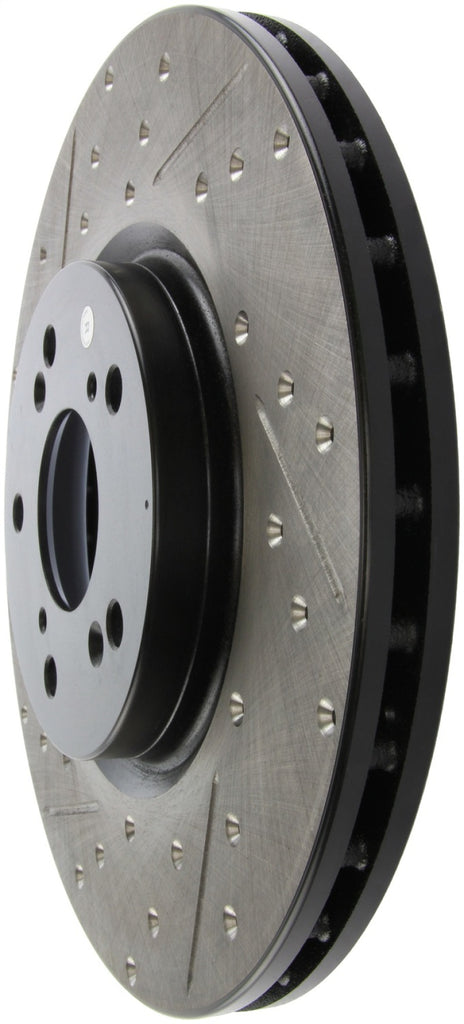 StopTech 04-08 Acura TL (Brembo Caliber) SportStop Slotted &amp; Drilled Right Front Rotor