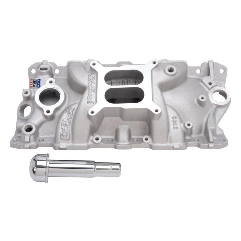 Edelbrock Intake Manifold Performer Eps w/ Oil Fill Tube And Breather for Small-Block Chevy
