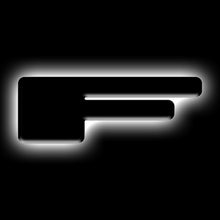 Load image into Gallery viewer, ORACLE Lighting Universal Illuminated LED Letter Badges - Matte Blk Surface Finish - F