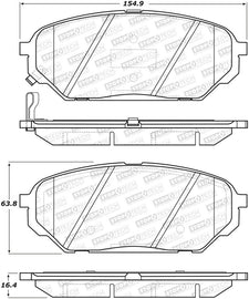 StopTech Street Brake Pads - Front