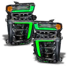 Load image into Gallery viewer, Oracle 20-21 Chevy Silverado HD 2500/3500 RGB+W Headlight DRL Upgrade Kit - ColorSHIFT
