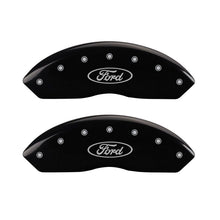 Load image into Gallery viewer, MGP 4 Caliper Covers Engraved Front &amp; Rear MGP Yellow finish black ch
