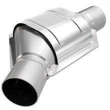 Load image into Gallery viewer, MagnaFlow Universal Catalytic Converter 2.25inch Angled Inlet