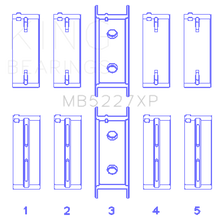 Load image into Gallery viewer, King Mitsubishi 4G63/4G64 6 Bolt 1st Gen DSM Performance Main Bearing Set - Size STDX