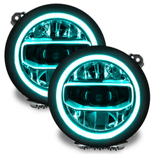Load image into Gallery viewer, Oracle Jeep Wrangler JL/Gladiator JT RGB+W Headlight DRL Kit - w/ BC1 Controller