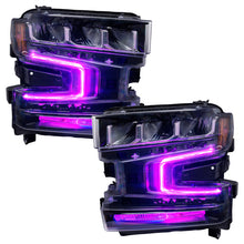Load image into Gallery viewer, Oracle 19-21 Chevy Silverado 1500 RGB+W Headlight DRL Kit - ColorSHIFT w/ BC1 Controller
