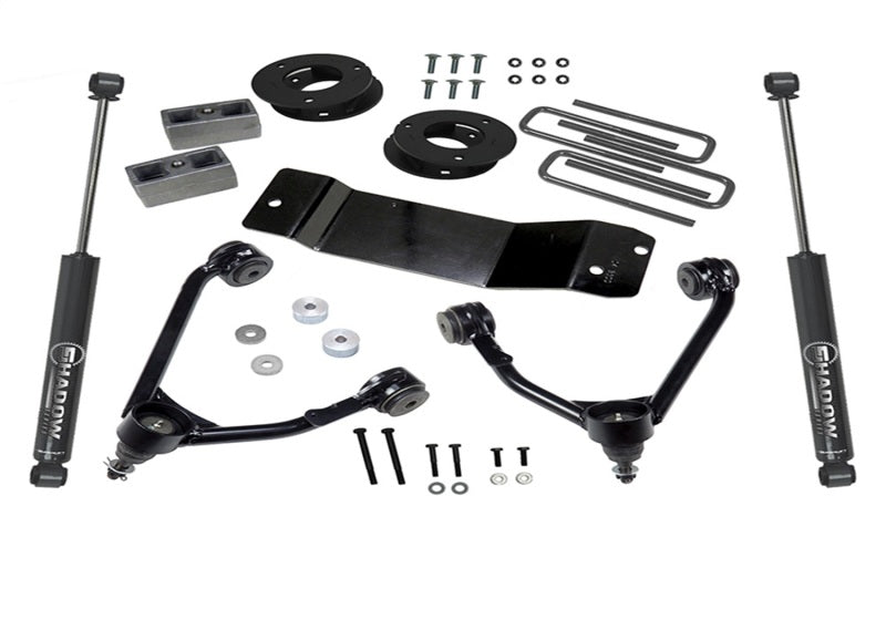 Superlift 07-16 Chevy Silv 1500 4WD 3.5in Lift Kit w/ Cast Steel Control Arms & Rear Shocks