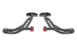 BMR 10-14 Ford Mustang / Shelby GT500 Non-Adj. Lower A-Arms (Poly/Delrin) - Black Hammertone