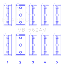 Load image into Gallery viewer, King Engine Bearings Fiat / Lancia / Seat 4cyl  (Size STD) Main Bearing Set