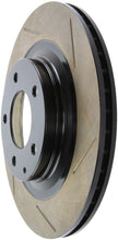 Load image into Gallery viewer, StopTech Power Slot 93-95 Mazda RX-7 SportStop Slotted Rear Left Rotor