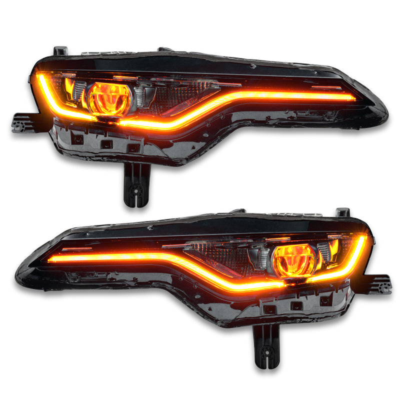 Oracle 19-21 Chevy Camaro SS/RS RGBW+A Headlight DRL Upgrade Kit - ColorSHIFT