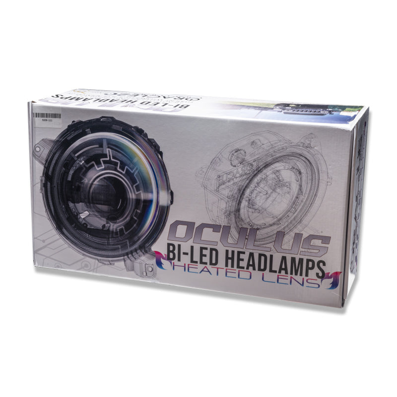 Oracle Lighting 18-22 Jeep Wrangler JL Oculus Bi-LED Projector Headlights