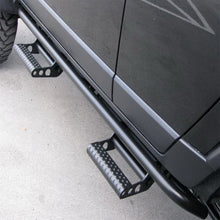 Load image into Gallery viewer, N-Fab RKR Rails 07-17 Jeep Wrangler JK 2 Door All - Tex. Black - 1.75in - w/ Detachable Steps