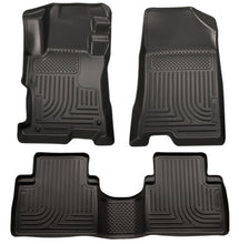 Load image into Gallery viewer, Husky Liners 11-12 Kia Sorento (Auto Trans. Only) WeatherBeater Combo Black Floor Liners
