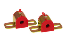 Load image into Gallery viewer, Prothane Universal Greasable Sway Bar Bushings - 9/16in - Type B Bracket - Red