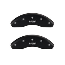 Load image into Gallery viewer, MGP 4 Caliper Covers Engraved F &amp; R 100 Anniversary Red Finish Silver Char 2019 Chevrolet Colorado