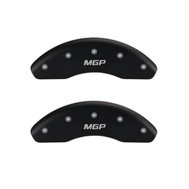 MGP 4 Caliper Covers Engraved F & R 100 Anniversary Red Finish Silver Char 2019 Chevrolet Colorado