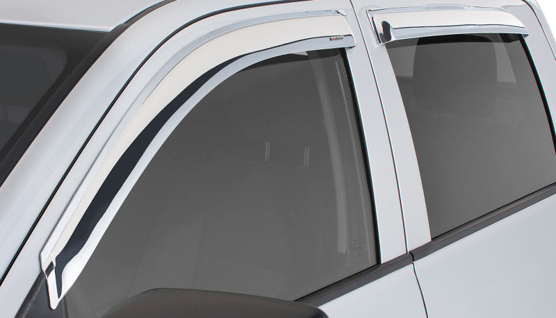 Stampede 2011-2019 Chrysler 300 Sedan Tape-Onz Sidewind Deflector 4pc - Chrome