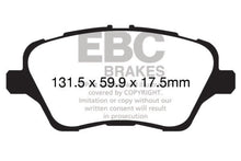 Load image into Gallery viewer, EBC 13-17 Ford Fiesta ST 1.6 Turbo Yellowstuff Front Brake Pads