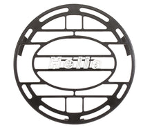 Load image into Gallery viewer, Hella Stone Shield Round Plastic Black Hella Logo Light Cover  (MOQ 10)