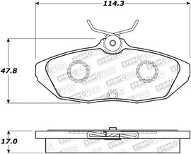 StopTech Street Brake Pads - Front