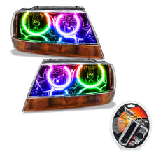 Load image into Gallery viewer, Oracle 99-04 Jeep Grand Cherokee SMD HL - Black - ColorSHIFT
