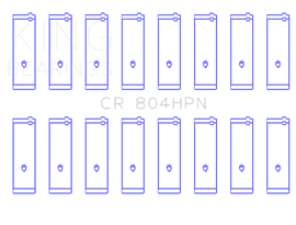 King Engine Bearings Ford 260ci/289ci/302ci 5.0L Windsor Rod Bearing Set