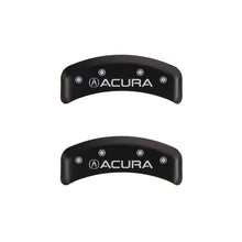 Load image into Gallery viewer, MGP 4 Caliper Covers Engraved Front &amp; Rear Acura Red finish silver ch