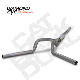 Diamond Eye KIT 4in Catback DUAL SS: 2006-2007.5 CHEVY/GMC 6.6L 2500/3500