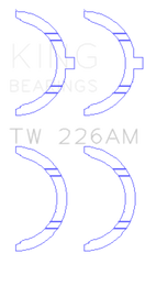 King Engine Bearings Toyota 3SGTE Thrust Washer Set