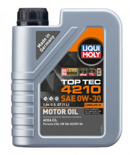 Load image into Gallery viewer, LIQUI MOLY 1L Top Tec 4210 Motor Oil SAE 0W30