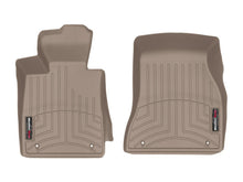 Load image into Gallery viewer, WeatherTech 2017+ BMW 5-Series Front FloorLiner - Tan (xDrive Only - Does Not Fit RWD)