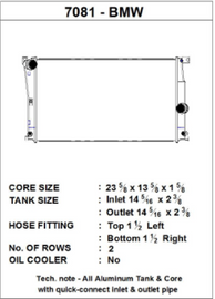 CSF BMW 2 Series (F22/F23) / BMW 3 Series (F30/F31/F34) / BMW 4 Series (F32/F33/F36) A/T Radiator