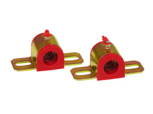 Load image into Gallery viewer, Prothane Universal Greasable Sway Bar Bushings - 25MM - Type B Bracket - Red