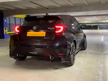 Load image into Gallery viewer, Rally Armor 20-22 Toyota GR Yaris Hatchback Black Mud Flap w/ White Logo